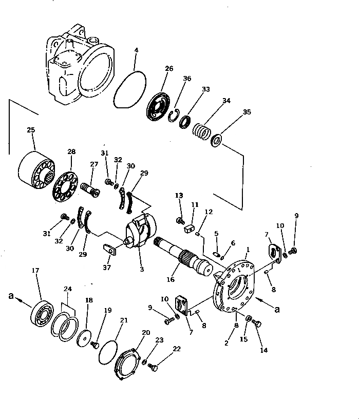 Схема запчастей Komatsu PC1000LC-1 - ГИДР. НАСОС. NO. (НАСОС /) (/) (С -STAGE SELECTOR MODE OLSS) (КРОМЕ ЯПОН.) УПРАВЛ-Е РАБОЧИМ ОБОРУДОВАНИЕМ