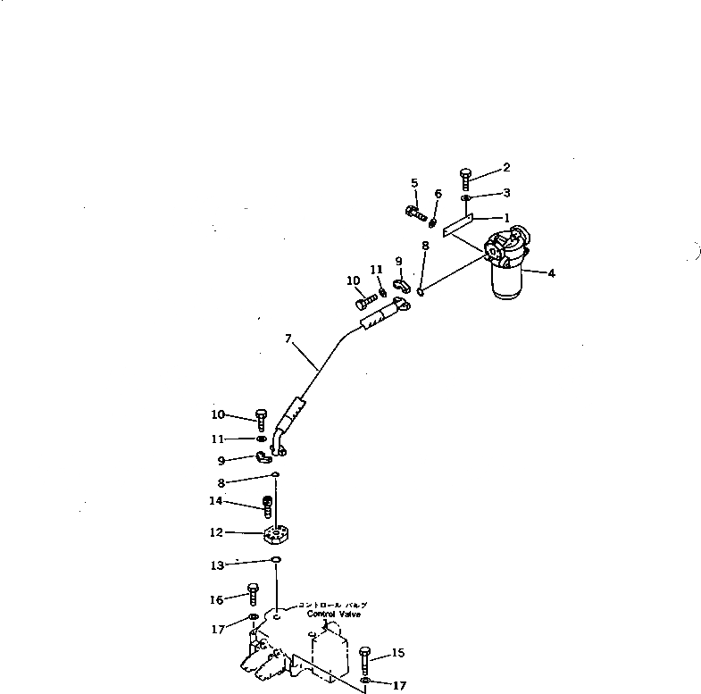 Схема запчастей Komatsu PC1000SE-1 - ФИЛЬТР - ПОВОРОТН. УПРАВЛЯЮЩ. КЛАПАН ТРУБЫ УПРАВЛ-Е РАБОЧИМ ОБОРУДОВАНИЕМ