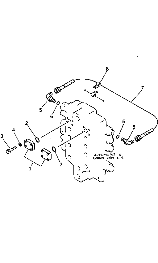 Схема запчастей Komatsu PC1000SE-1 - SERVICE PORT (ДЛЯ ЭКСКАВАТ.) (+ЯC СПЕЦ-Я.)(№-) УПРАВЛ-Е РАБОЧИМ ОБОРУДОВАНИЕМ