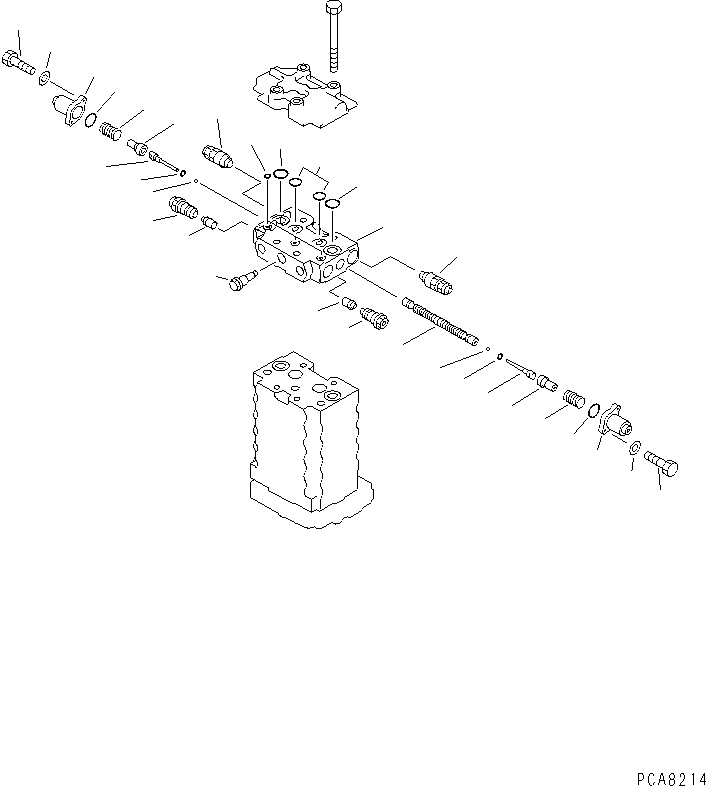 Схема запчастей Komatsu PC100L-6 - ОСНОВН. КЛАПАН (-АКТУАТОР) (9/)(№-) ОСНОВН. КОМПОНЕНТЫ И РЕМКОМПЛЕКТЫ