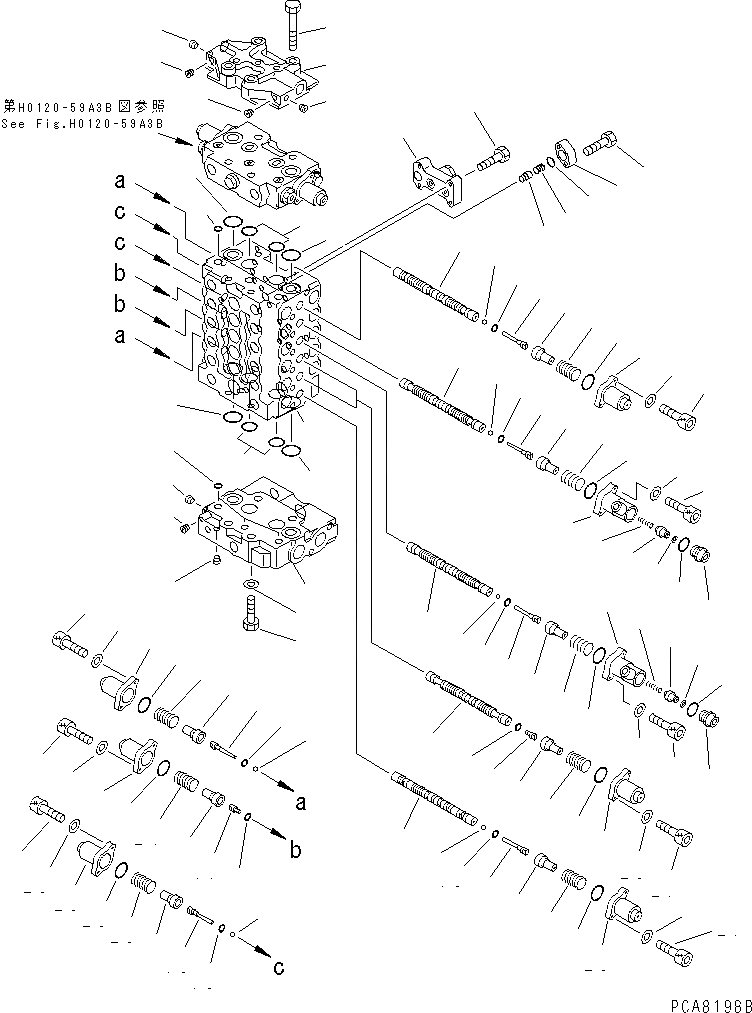 Схема запчастей Komatsu PC100L-6 - ОСНОВН. КЛАПАН (-АКТУАТОР) (/) (БЕЗ ИЗМЕНЯЕМ. КЛАПАН)(№-7) ОСНОВН. КОМПОНЕНТЫ И РЕМКОМПЛЕКТЫ