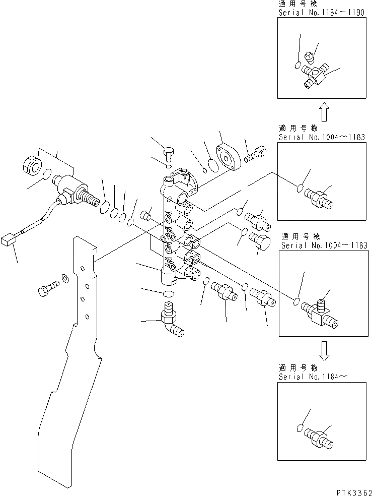 Схема запчастей Komatsu PC100N-6 - СОЛЕНОИДНЫЙ КЛАПАН ЛИНИЯ (СОЛЕНОИДНЫЙ КЛАПАН)(№-9) ГИДРАВЛИКА