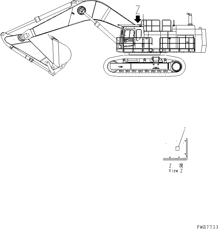 Схема запчастей Komatsu PC1100-6 - ПЛАСТИНЫ (АНГЛ.) МАРКИРОВКА