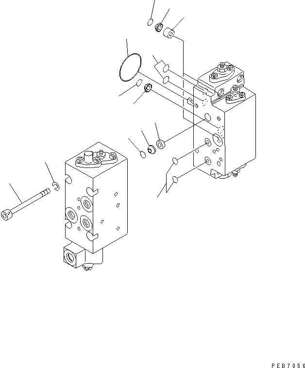 Схема запчастей Komatsu PC1100-6 - ОСНОВН. НАСОС (9/) (N. НАСОС) ОСНОВН. КОМПОНЕНТЫ И РЕМКОМПЛЕКТЫ