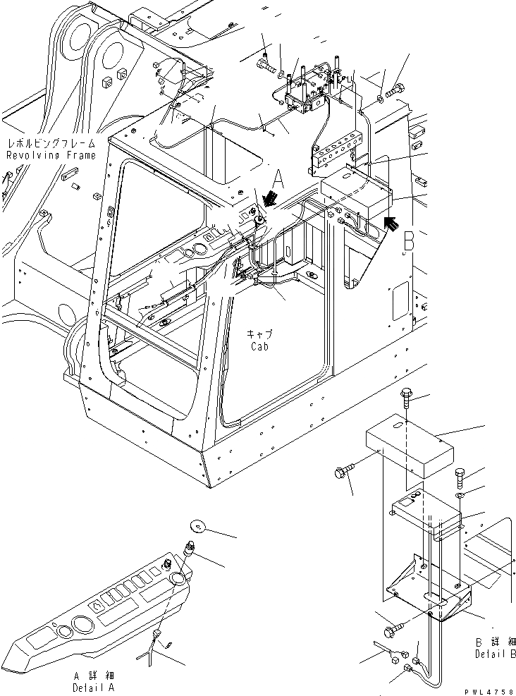 Схема запчастей Komatsu PC1100-6 - КОНТРОЛЛЕР (С АВТОМАТИЧ. COMPENSATION) (ДЛЯ ПОГРУЗ.)(№-) ЭЛЕКТРИКА