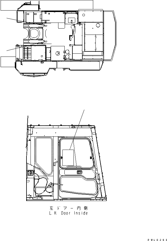 Схема запчастей Komatsu PC1100-6 - ПОДЪЕМ POINT ТАБЛИЧКИ (ДЛЯ EC) МАРКИРОВКА