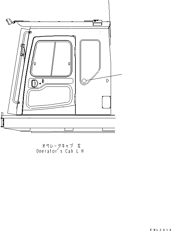 Схема запчастей Komatsu PC1100-6 - ПЛАСТИНА (КАРЬЕРН MARK)(№7-) МАРКИРОВКА