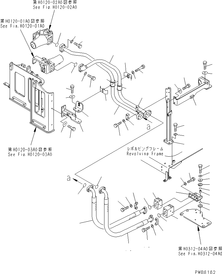 Схема запчастей Komatsu PC1100SP-6 - ЛИНИЯ ПОДАЧИS (NO. И NO. КЛАПАН) ГИДРАВЛИКА