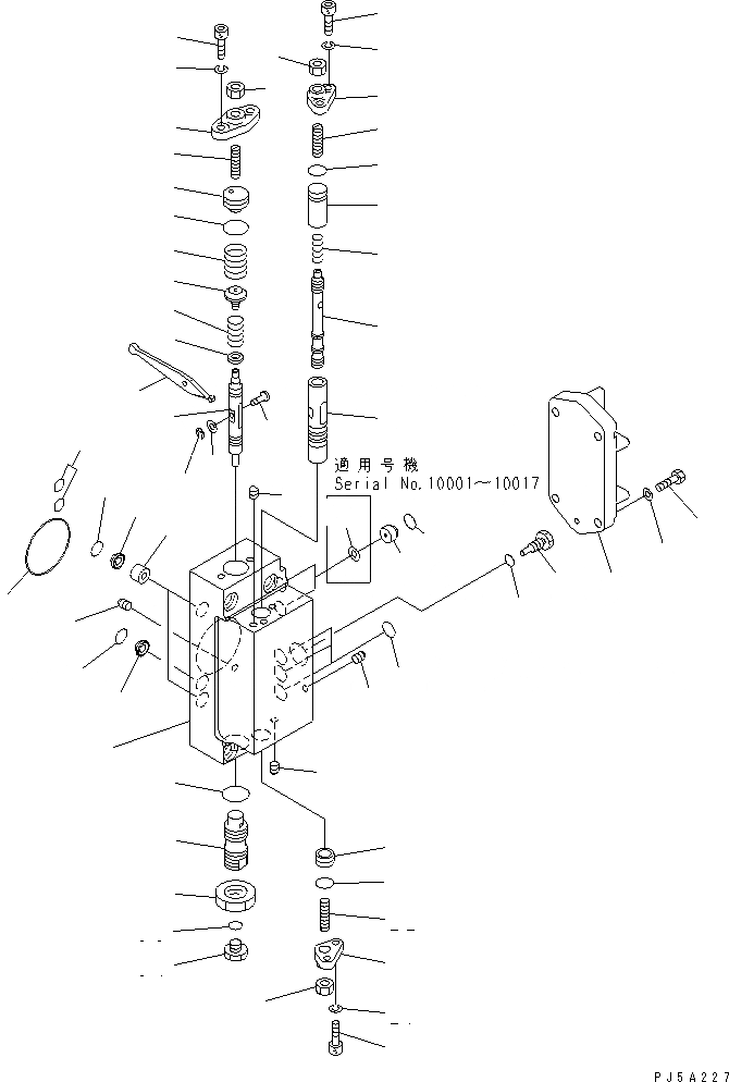 Схема запчастей Komatsu PC1100SE-6 - ОСНОВН. НАСОС (7/9) (N. НАСОС) ОСНОВН. КОМПОНЕНТЫ И РЕМКОМПЛЕКТЫ