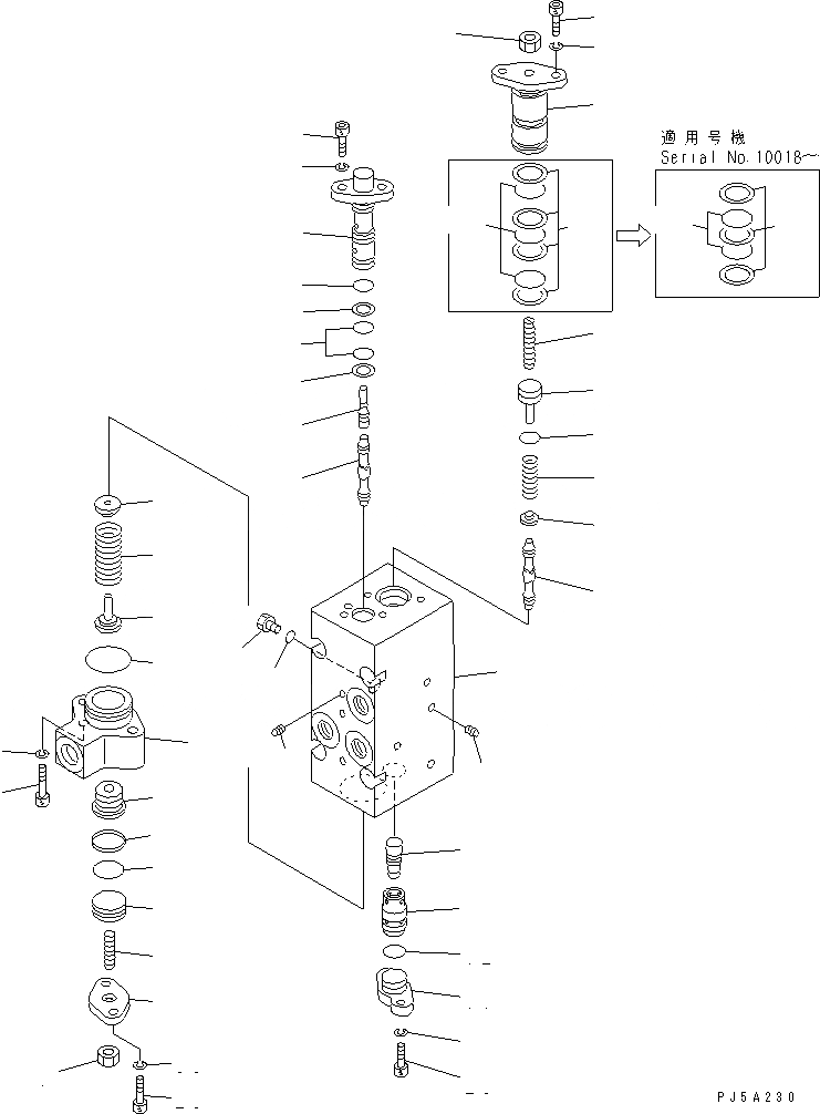 Схема запчастей Komatsu PC1100SE-6 - ОСНОВН. НАСОС (/) (N. НАСОС) ОСНОВН. КОМПОНЕНТЫ И РЕМКОМПЛЕКТЫ