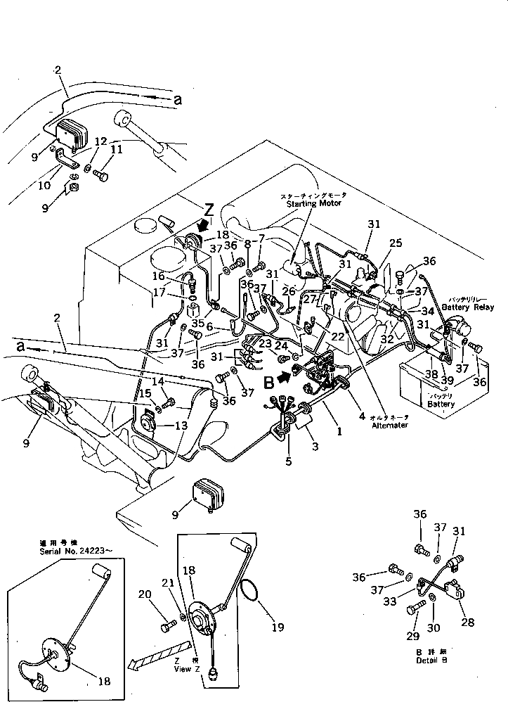 Схема запчастей Komatsu PC120-3 - ЭЛЕКТРИКА (СПЕЦ-Я TBG)(№-) СПЕЦ. APPLICATION ЧАСТИ¤ МАРКИРОВКА¤ ИНСТРУМЕНТ И РЕМКОМПЛЕКТЫ