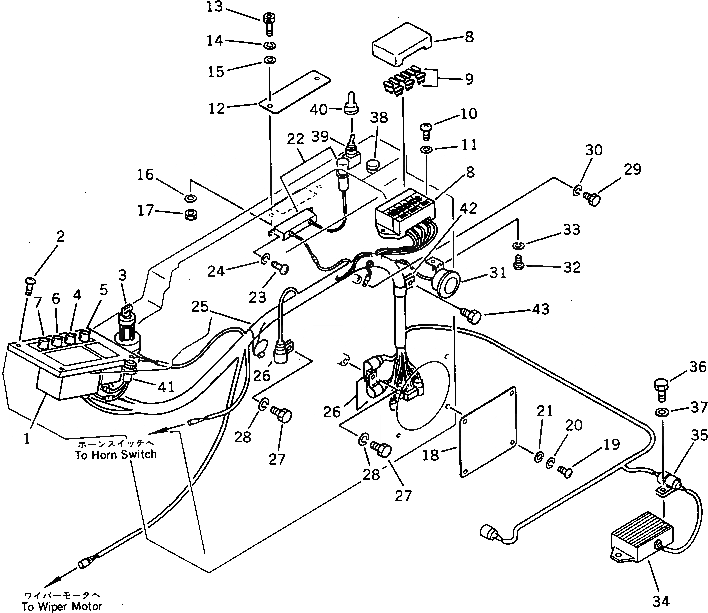 Схема запчастей Komatsu PC120-3 - ПАНЕЛЬ ПРИБОРОВ (REGULATION OF SWEDEN)(№.-) СПЕЦ. APPLICATION ЧАСТИ¤ МАРКИРОВКА¤ ИНСТРУМЕНТ И РЕМКОМПЛЕКТЫ