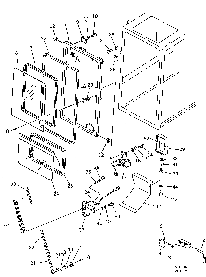 Схема запчастей Komatsu PC120-3 - КАБИНА (/7) (REGULATION OF SWEDEN) СПЕЦ. APPLICATION ЧАСТИ¤ МАРКИРОВКА¤ ИНСТРУМЕНТ И РЕМКОМПЛЕКТЫ