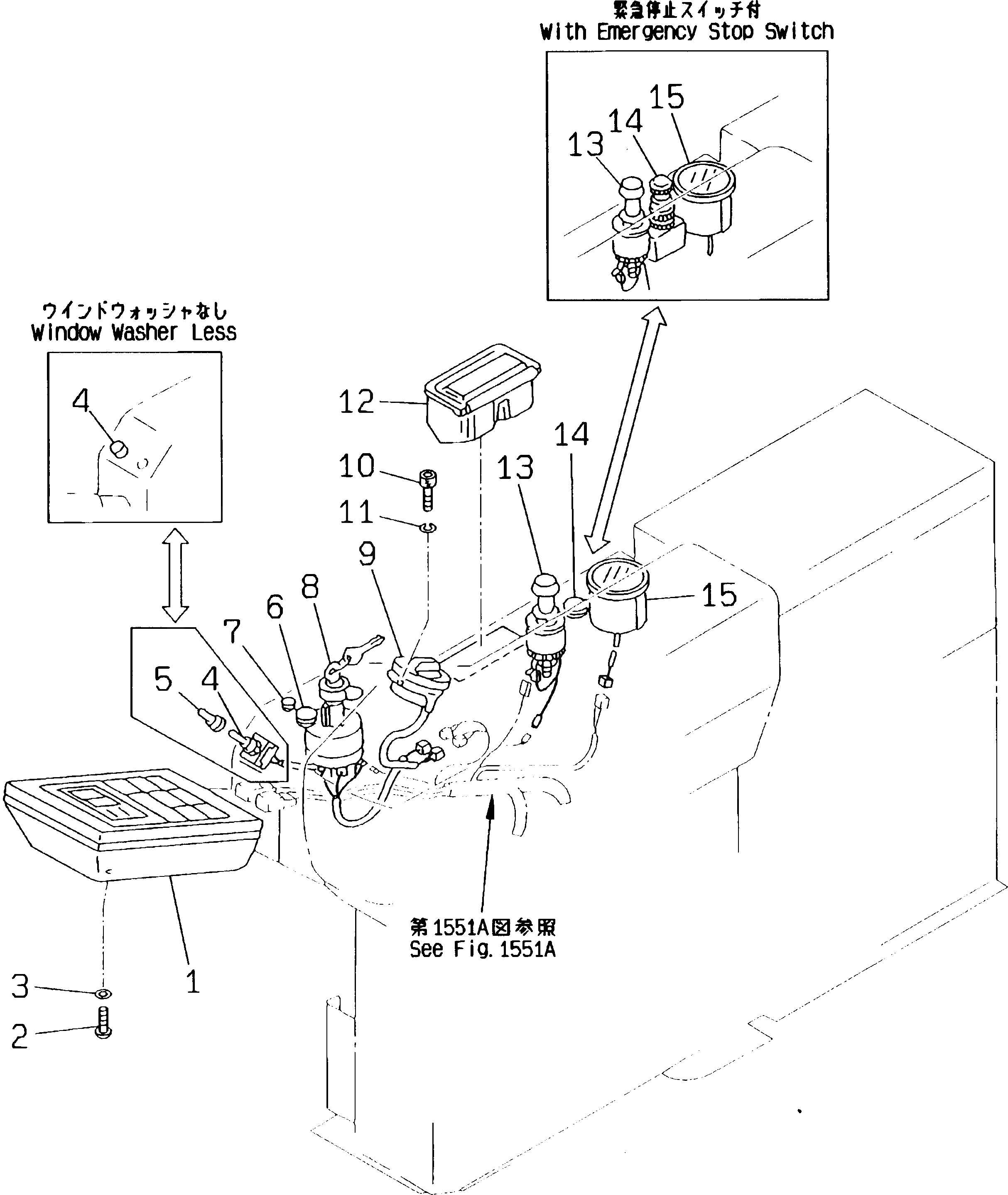 Схема запчастей Komatsu PC120-5K - ПАНЕЛЬ ПРИБОРОВ (ТРЕБ-Я ПО БЕЗОПАСНОСТИ ЕС)(№K-) КОМПОНЕНТЫ ДВИГАТЕЛЯ И ЭЛЕКТРИКА