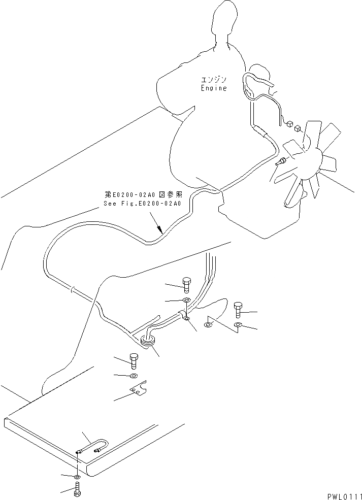 Схема запчастей Komatsu PC120-6 - ЭЛЕКТРОПРОВОДКА (КРЕПЛЕНИЕ И ДАТЧИК)(№-9) ЭЛЕКТРИКА