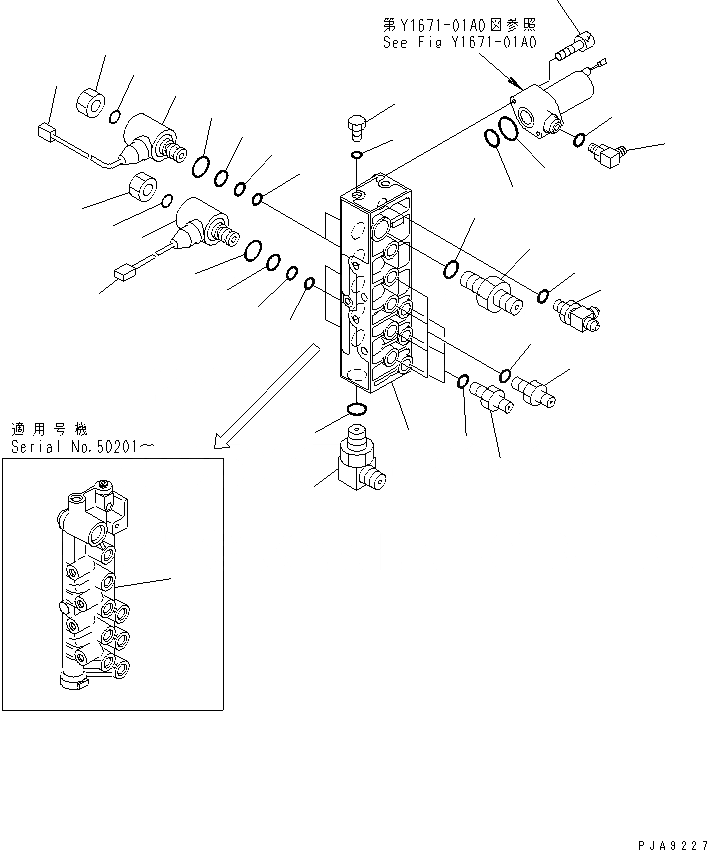 Схема запчастей Komatsu PC120-6 - СОЛЕНОИДНЫЙ КЛАПАН ЛИНИЯ (СОЛЕНОИДНЫЙ КЛАПАН)(№-) ГИДРАВЛИКА