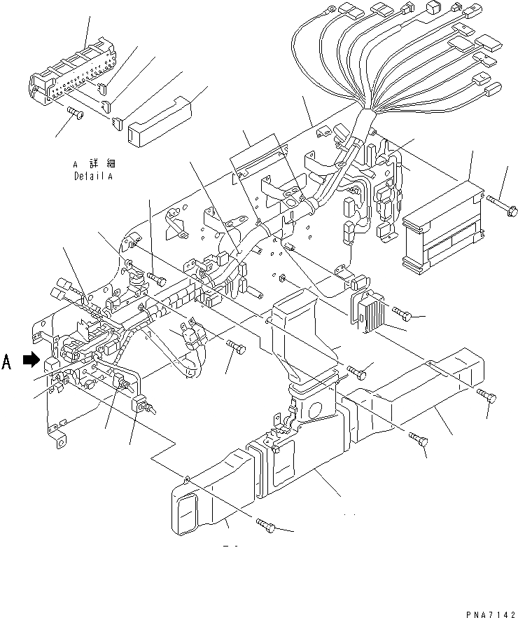 Схема запчастей Komatsu PC120-6 - КАБИНА (ОСНОВ.)(№-) КАБИНА ОПЕРАТОРА И СИСТЕМА УПРАВЛЕНИЯ