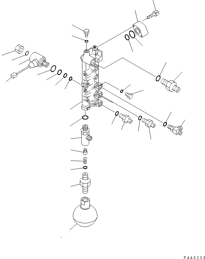 Схема запчастей Komatsu PC120-6Z - СОЛЕНОИДНЫЙ КЛАПАН ЛИНИЯ (СОЛЕНОИДНЫЙ КЛАПАН) (НАВЕСН. ОБОРУД.)(№-999) ГИДРАВЛИКА