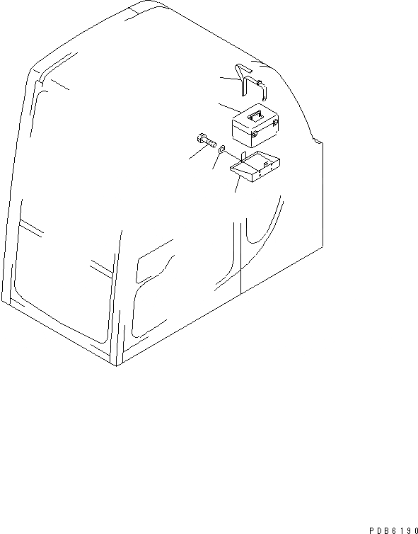 Схема запчастей Komatsu PC120-6Z - АПТЕЧКА(№7-) КАБИНА ОПЕРАТОРА И СИСТЕМА УПРАВЛЕНИЯ