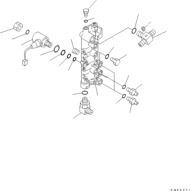 Схема запчастей Komatsu PC120-6Z-A1 - СОЛЕНОИДНЫЙ КЛАПАН ЛИНИЯ (СОЛЕНОИДНЫЙ КЛАПАН)(№-999) ГИДРАВЛИКА