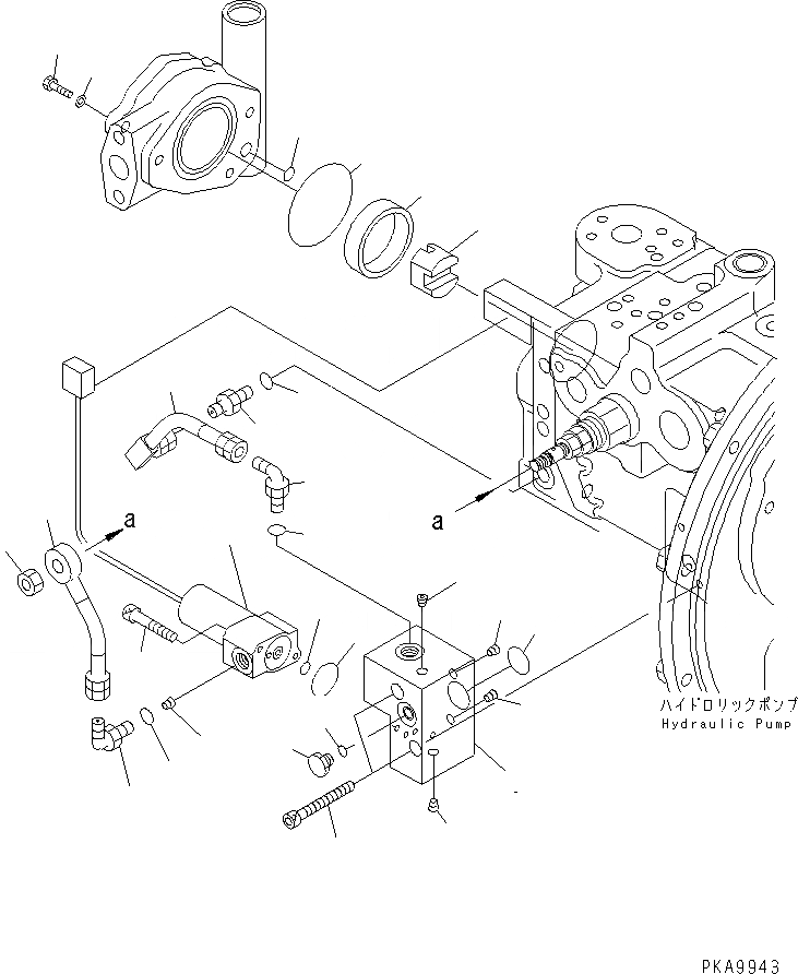 Схема запчастей Komatsu PC120-6Z-A1 - ОСНОВН. НАСОС (8/8)(№-) ОСНОВН. КОМПОНЕНТЫ И РЕМКОМПЛЕКТЫ