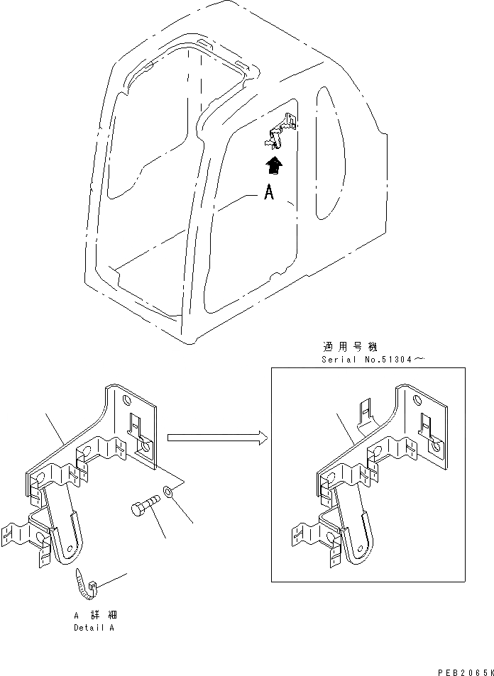 Схема запчастей Komatsu PC120-6H - КАБИНА (TERMINAL BRACKET)(№-89) КАБИНА ОПЕРАТОРА И СИСТЕМА УПРАВЛЕНИЯ