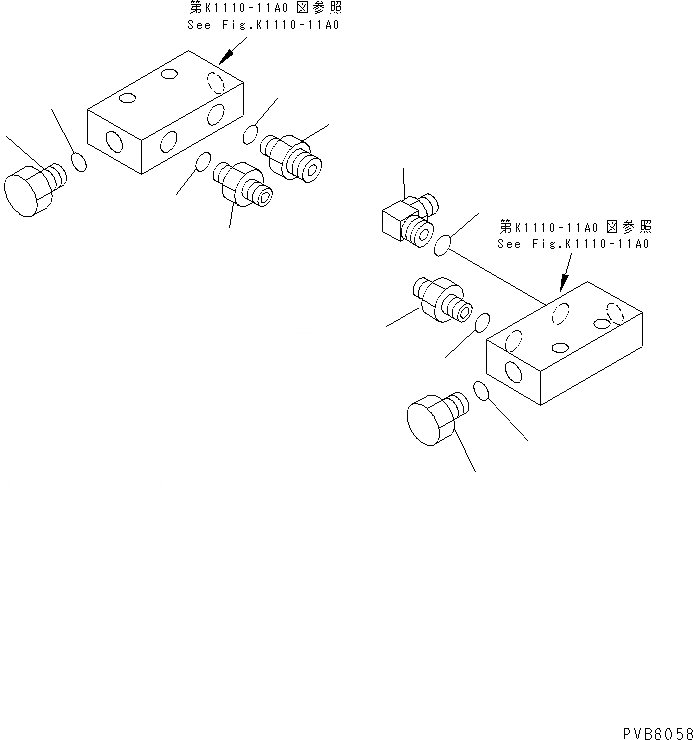 Схема запчастей Komatsu PC120-6H - ОСНОВН. КОНСТРУКЦИЯ (P.P.C. ХОД БЛОК ГЛАВН.) (ЭЛЕКТР.)(№7-97) КАБИНА ОПЕРАТОРА И СИСТЕМА УПРАВЛЕНИЯ