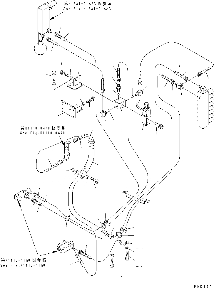 Схема запчастей Komatsu PC120-6H - ПОЛ (P.P.C. ХОД БЛОК ТРУБЫ) (ЭЛЕКТР.) (РАДИО УПРАВЛ-Е СПЕЦ-Я.)(№7-999) КАБИНА ОПЕРАТОРА И СИСТЕМА УПРАВЛЕНИЯ