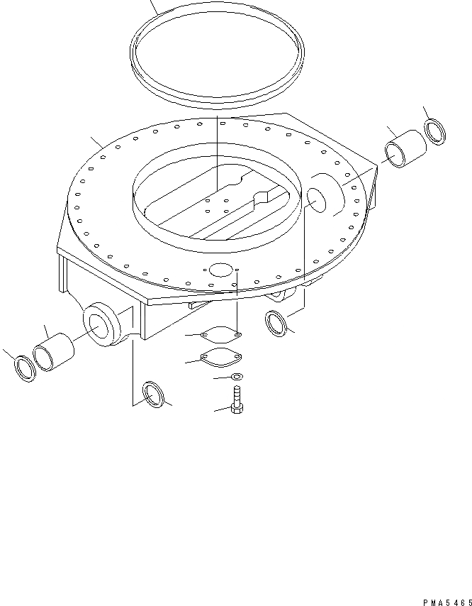 Схема запчастей Komatsu PC120-6H - НАКЛОН.ING TABLE (НАКЛОН.ING СПЕЦ-Я.)(№-89) ХОДОВАЯ