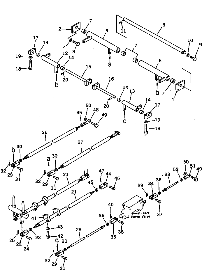 Схема запчастей Komatsu PC120-3 - КЛАПАН МЕХ-М УПРАВЛ-Я (/) (ДЛЯ УДЛИНН. РЫЧАГ УПРАВЛ-Е)(№-) ПОВОРОТН. И СИСТЕМА УПРАВЛЕНИЯ