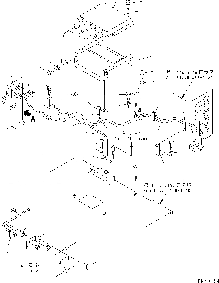 Схема запчастей Komatsu PC120-6J - ЭЛЕКТРОПРОВОДКА (E.P.C. КОНТРОЛЛЕР) (ЭЛЕКТР.)(№-999) ЭЛЕКТРИКА