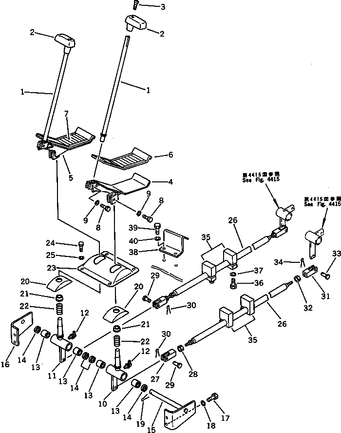 Схема запчастей Komatsu PC120-3 - КОНТРОЛЬ ХОДА (ДЛЯ WRIST УПРАВЛ-Е) (АВТОМ. ЗАМЕДЛЕНИЕ ОБОРОТОВ)(№8-..) ПОВОРОТН. И СИСТЕМА УПРАВЛЕНИЯ