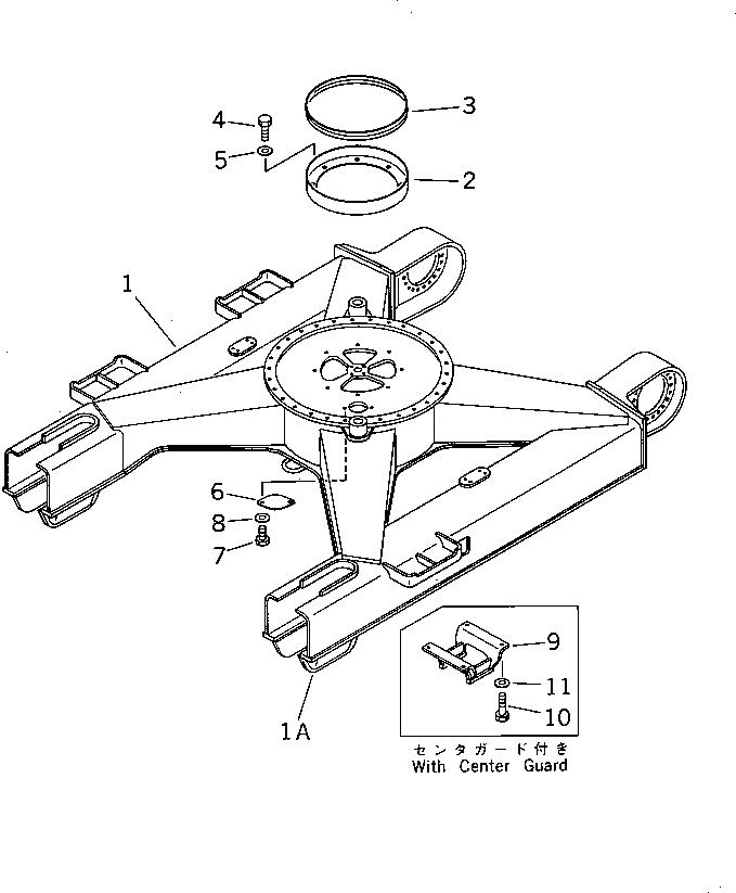 Схема запчастей Komatsu PC120-3 - ГУСЕНИЧНАЯ РАМА (REGULATION OF SWEDEN) СПЕЦ. APPLICATION ЧАСТИ¤ МАРКИРОВКА¤ ИНСТРУМЕНТ И РЕМКОМПЛЕКТЫ