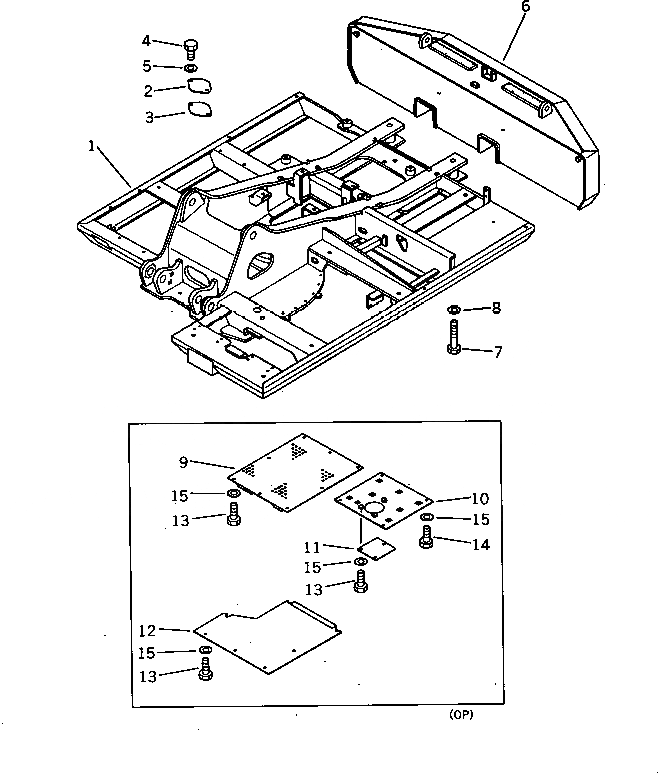 Схема запчастей Komatsu PC120-3 - ОСНОВНАЯ РАМА (REGULATION OF SWEDEN) СПЕЦ. APPLICATION ЧАСТИ¤ МАРКИРОВКА¤ ИНСТРУМЕНТ И РЕМКОМПЛЕКТЫ