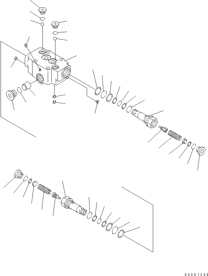 Схема запчастей Komatsu PC120-6E0 - МОТОР ХОДА (КЛАПАН В СБОРЕ) (/)(№797-) ОСНОВН. КОМПОНЕНТЫ И РЕМКОМПЛЕКТЫ