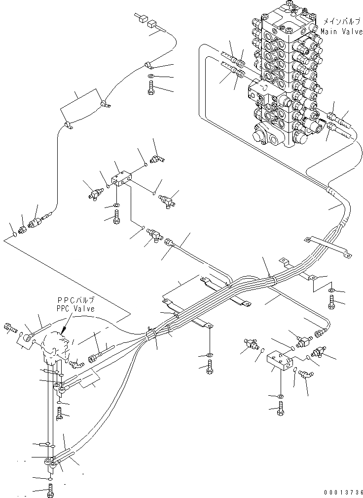 Схема запчастей Komatsu PC120-6E0-T2 - ОСНОВН. КОНСТРУКЦИЯ (P.P.C. ХОД ТРУБЫ) ( АКТУАТОР) (С ОТВАЛ)(№7-) КАБИНА ОПЕРАТОРА И СИСТЕМА УПРАВЛЕНИЯ