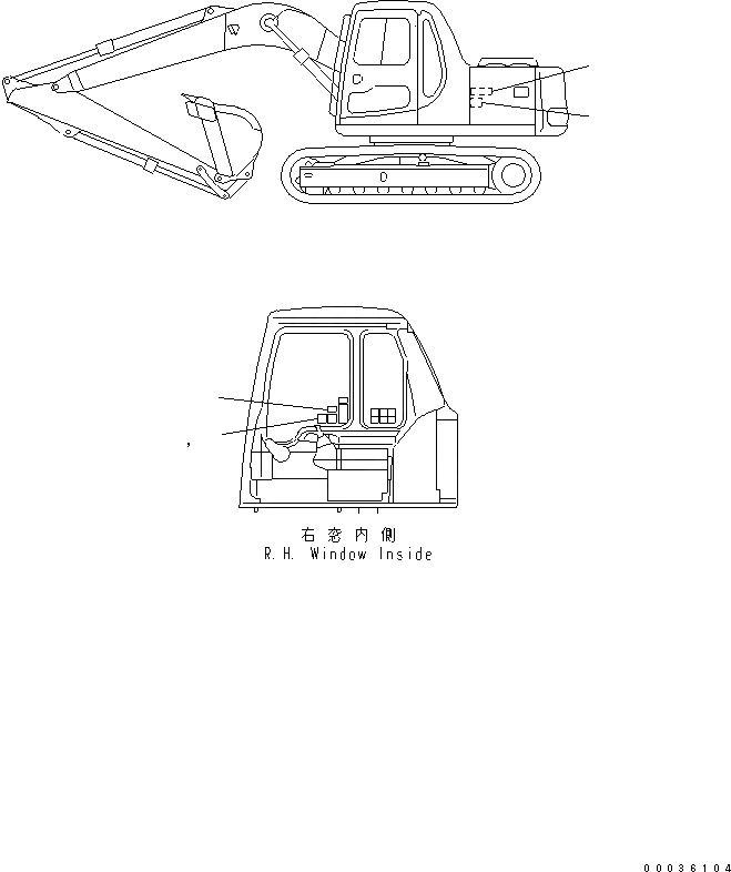 Схема запчастей Komatsu PC120LC-6E0 - ПЛАСТИНА (MULTI PATTERN) (ISO/ЭКСКАВАТ. CHANGE КЛАПАН) МАРКИРОВКА