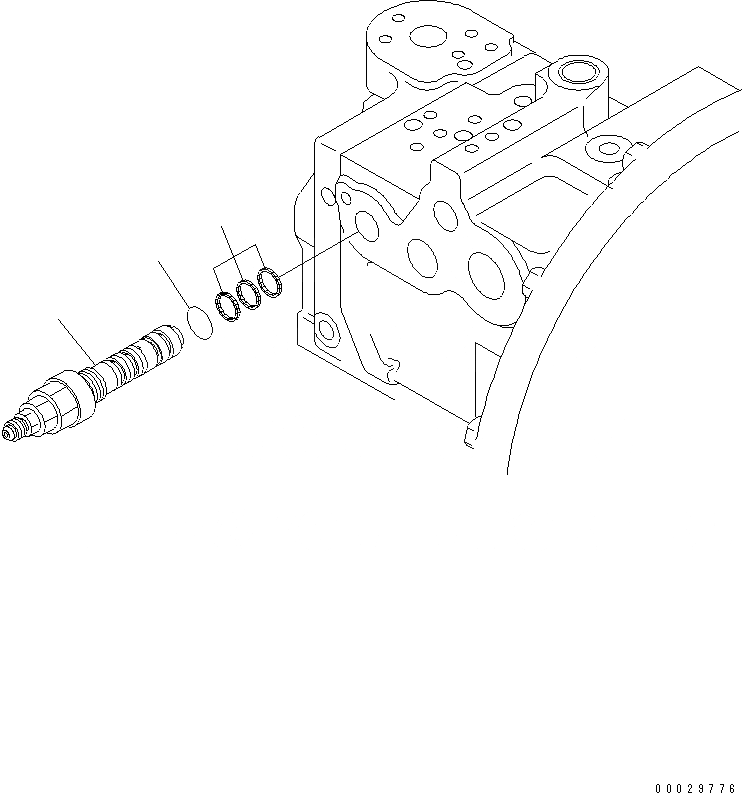 Схема запчастей Komatsu PC120LC-6E0 - ОСНОВН. НАСОС (/) ОСНОВН. КОМПОНЕНТЫ И РЕМКОМПЛЕКТЫ