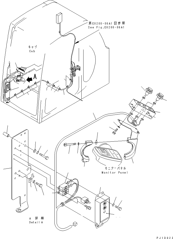 Схема запчастей Komatsu PC120SC-6 - ПОЛ (LANDING МОНИТОР) (ДЛЯ SLIDE КАБИНА)(№-) КАБИНА ОПЕРАТОРА И СИСТЕМА УПРАВЛЕНИЯ
