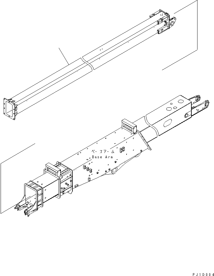 Схема запчастей Komatsu PC120SC-6 - TOP РУКОЯТЬ (РУКОЯТЬ)(№-) РАБОЧЕЕ ОБОРУДОВАНИЕ