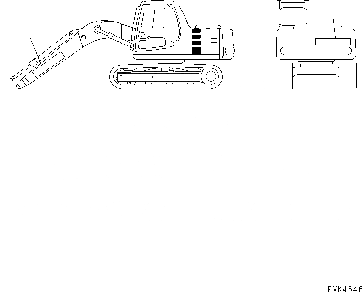 Схема запчастей Komatsu PC120SC-6 - ЛОГОТИП (МАЛ.) МАРКИРОВКА