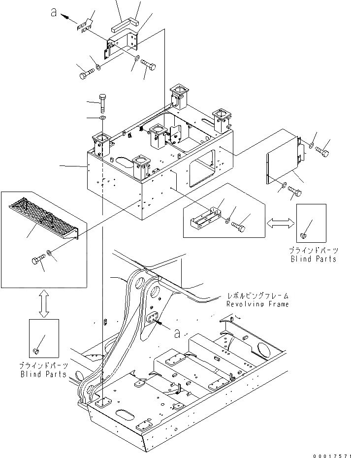 Схема запчастей Komatsu PC1250-7 - ЗАЩИТН. КРЫШКИ (КАБИНА КРЕПЛЕНИЕ) (ДЛЯ ВЫС. КАБИНА) КАБИНА ОПЕРАТОРА И СИСТЕМА УПРАВЛЕНИЯ