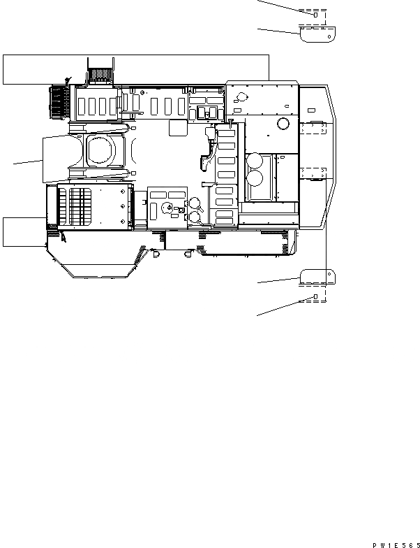 Схема запчастей Komatsu PC1250-7 - ПОДЪЕМ POINT ТАБЛИЧКИ (ДЛЯ СТРАН ЕС)(№-) МАРКИРОВКА