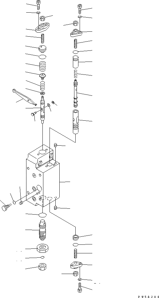 Схема запчастей Komatsu PC1250-7 - ОСНОВН. НАСОС (7/) (N. НАСОС) ОСНОВН. КОМПОНЕНТЫ И РЕМКОМПЛЕКТЫ