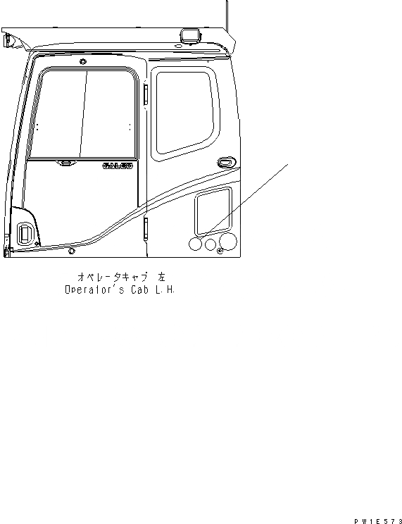 Схема запчастей Komatsu PC1250-7 - ПЛАСТИНА (КАРЬЕРН MARK) МАРКИРОВКА