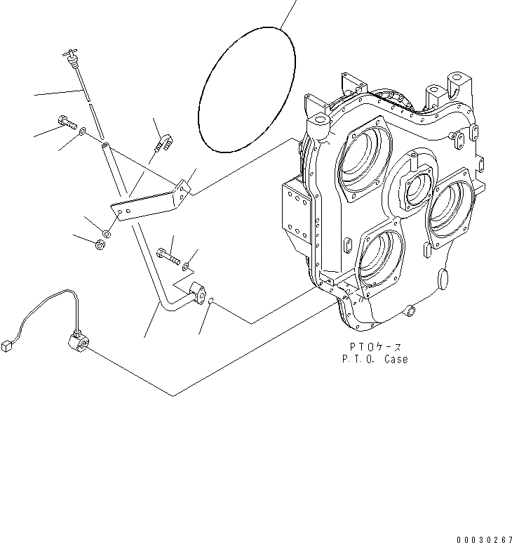 Схема запчастей Komatsu PC1250-7 - МЕХ-М ОТБОРА МОЩНОСТИ (МАСЛ. ЩУП)(№-) КОМПОНЕНТЫ ДВИГАТЕЛЯ