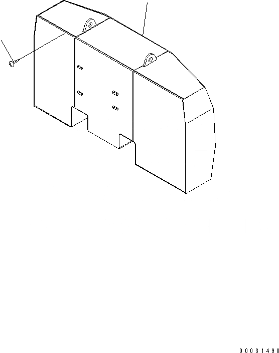 Схема запчастей Komatsu PC1250-7 - ПРОТИВОВЕС (7 KG)(№-) ЧАСТИ КОРПУСА