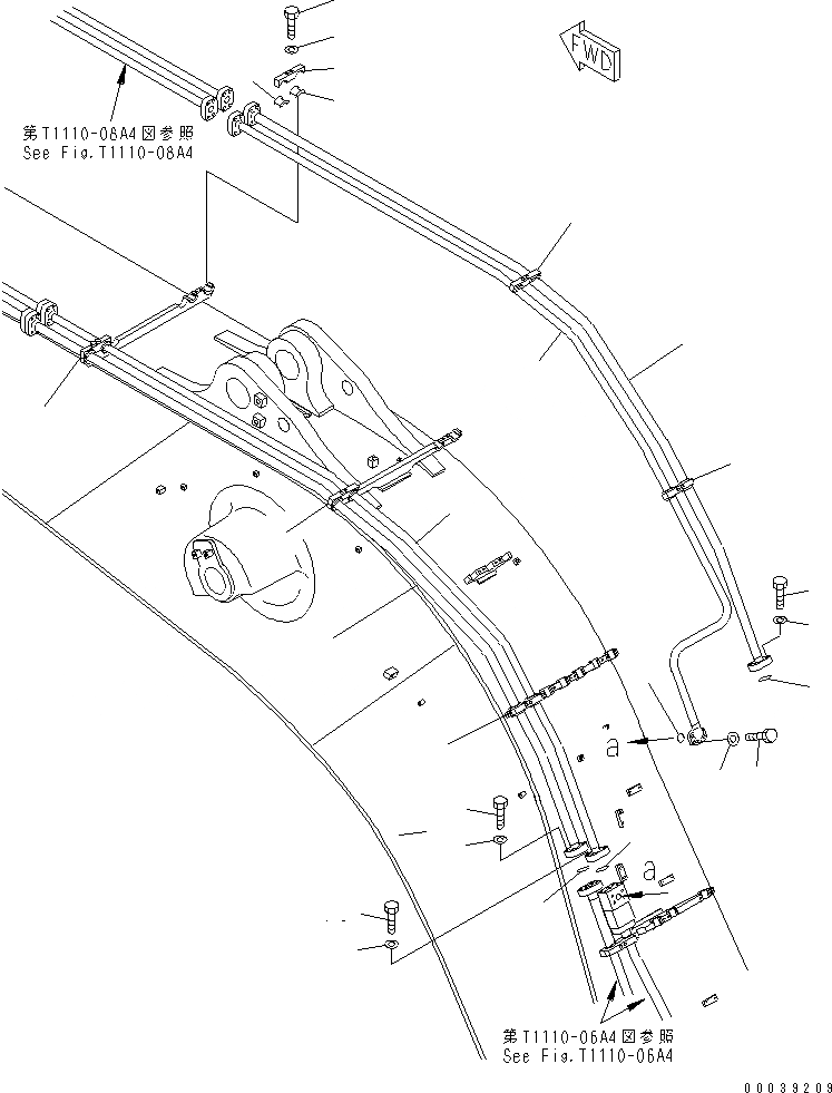 Схема запчастей Komatsu PC1250-7 - СТРЕЛА (9.M) (ЦИЛИНДР КОВШАS) (СТРЕЛА ЦЕНТР. ) (ДЛЯ ЭКСКАВАТ.)(№-) РАБОЧЕЕ ОБОРУДОВАНИЕ