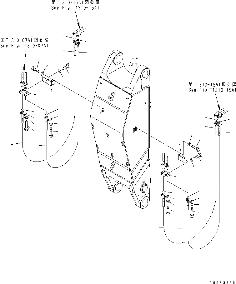 Схема запчастей Komatsu PC1250-7 - РАБОЧЕЕ ОБОРУДОВАНИЕ (КОВШ CYL. ЛИНИЯ И COVER) (ДЛЯ ПОГРУЗ.)(№-) РАБОЧЕЕ ОБОРУДОВАНИЕ