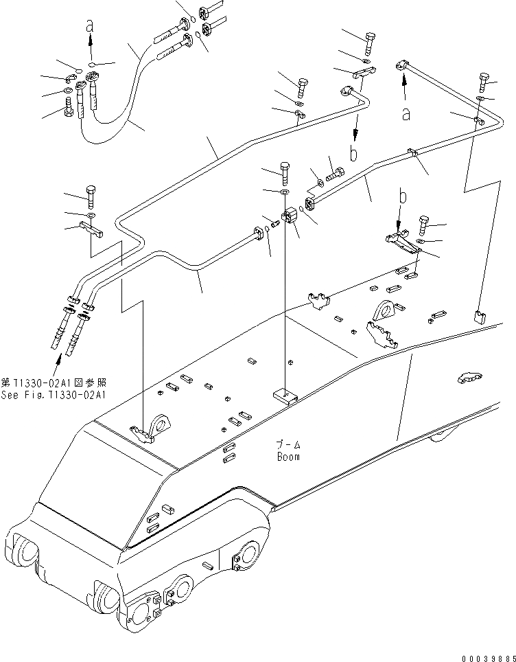 Схема запчастей Komatsu PC1250-7 - НИЖН. РАЗГРУЗКА ЛИНИЯ КОВШАS (СТРЕЛА) (ДЛЯ ПОГРУЗ.)(№-) РАБОЧЕЕ ОБОРУДОВАНИЕ